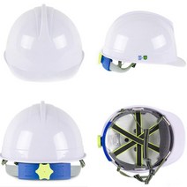 건설현장 원터치 턱끈 투구형 자동 안전모 낙하물 건설헬멧 산업용품 지진, 1개