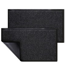 길그리 고급형 현관 상가 업소 매장용 도어 출입문 발매트 75 x 43cm, 1세트(2p)