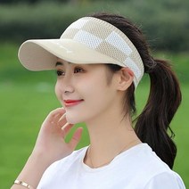골프 여성 썬바이저 등산 모자 2030골프웨어 낚시 썬캡 캠핑, 체스골프썬캡CG 핑크