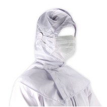 위생모 방진모 크린룸 정전기 방지 후드 모자, 스카이블루3XL