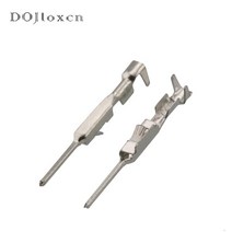 터미널 0.6 MM 자동차 ECU 플매트 카펫 러그 콜드 프레스 배선 주석 도금 남성 여성 커넥터 DJ615YB-0.6A 928999-1, 50개