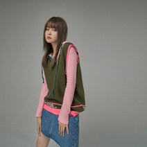 여성 조끼 베스트 면 면조끼 봄 여름 가을 유니크 여자조끼 인박카013