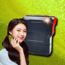 에이네트 방짜 밧데리 전동릴 디비털 수류탄 배터리 AN-5000B(사은품증정), 바낙스 카이젠 케이블포함