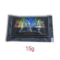 불멍 화로대 솔로 스토브 캠핑 그리들 스텐 미니 화로 10g15g25g30g 매직 파이어 다채로운 불꽃 가루 모닥불 향 주머니 불꽃 쏘아 올리기 마술 트릭 야외 하이킹 생존, 15g
