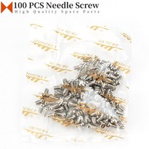 100 PCS 바늘 세트 나사 맞는 JUKI DDL-5550 8500 8700 LK-1900 LBH-781 Brother S7200 DB2-B795 SL-777B 재봉틀 부품, [01] 100 PCS Screws
