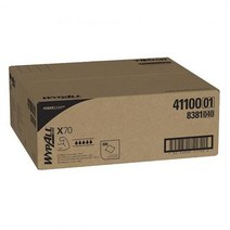 세차타월 WypAll Power Clean X70 미디엄 듀티 천 (41100) 플랫 시트 박스 오래 지속되는 성능 화이트, one option, one option