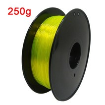 3D프린터 레진 필라멘트PLA Materal 3D 프린터 필라멘트 1.75mm 100g/250g 멀티 컬러 펜 솔리드 퍼플 블루, 28 Trans yellow 250G