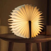 펼치는 LED 책 무드등 5가지색상 조명 카페 캠핑 인테리어 폴더북 신생아 수면등 수유등 책조명, 단품