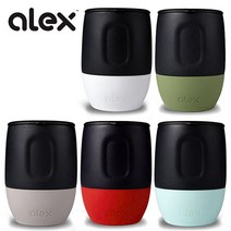 알렉스 보온보냉 텀블러 12온스(355ml) 블랙, 퍼플그레이