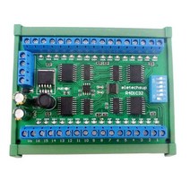 DC 12V 32 채널 RS485 Modbus RTU ULN2803A 트랜지스터 컨트롤러 PLC IO 확장 보드, 와 함께, 녹색