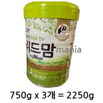 파스퇴르 위드맘 분유 3단계, 2250g, 10개