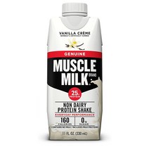 머슬 밀크 프로틴 쉐이크 330ml 12개 바닐라 크림 Muscle Milk Genuine Protein Shake Vanilla Creme, 12개입