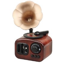 YO 485 오르골 클래식 축음기 미니어쳐 뮤직박스, 쿠팡 본상품선택