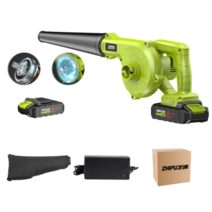 충전식 무선 송풍기 블로워 낙엽 먼지 에어 휴대용 차량용 소형, 기본형 298000H 배터리 1개 세트