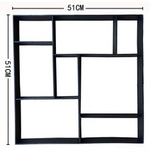 문양 거푸집 벽돌 모양 경계석 바닥 시멘트 형틀 타일 몰드 보도블럭 아스팔트, 05