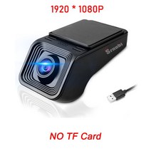 안드로이드 오토 네비게이션 Srnubi-자동차 DVD 플레이어 풀 HD 자동차 DVR USB ADAS 대시 캠 헤드 유닛 자동 오디오 음성 알람 LDWS G-Shock, (1080P) NO TF Card_CHINA