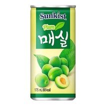 썬키스트 매실, 썬키스트 매실 175ml X 30캔, 30개, 175ml