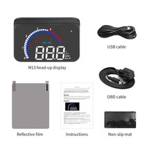 [해외]카니발 쏘렌토 스포티지 헤드업디스플레이 자동차hud obd hud m13 new car head-up display auto electronics hud 프로젝터, OBD2 GPS