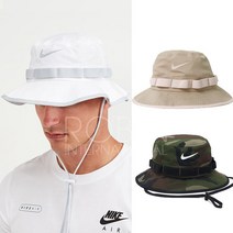 [나이키] 남녀공용 부니 스우시 버킷 햇 모자 모음, 색상:화이트 / 사이즈:SM