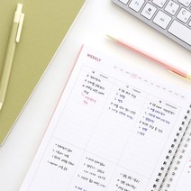 주간 스케줄러 스프링 업무 노트 위클리 스터디 플래너, 03_피치