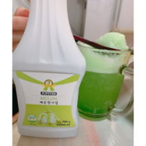 집에서 메론소다 만들기 탄산수에 타먹는 가정용 메론소다 메론시럽 500g, 1개