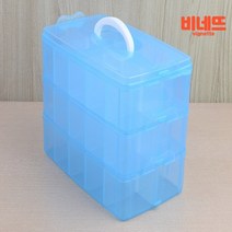 파츠통 레진보석 돌반지 뱃지 보물 보관 함 대형 투명 사탕보관함 보관함 여아보석함, 블루, 기본