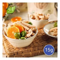 유기농 현미감귤 스틱쌀과자 15g /휴대용