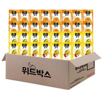 [위드박스] 미닛메이드 조이 195ml 32개 (오렌지16+망고16)