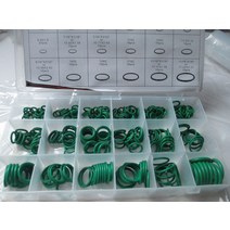 저렴한 18 사이즈 에어컨 HNBR O 링 자동차 수리 도구 고무 냉매 세트 270 피스, 한개옵션0