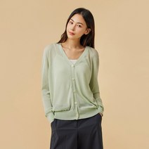 [JAJU/자주] 여 올데이 워셔블 가디건_민트