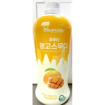 음료 업소 망고 스무디 세미 후루티 1.8kg X6개 주스 세미/망고/스무디/망고스무디/음료주스/식자재/식자제/식자재쇼핑몰/식자재마트, 단일 총 수량
