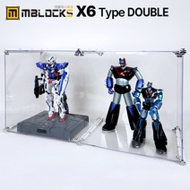 피규어 레고 건담 아크릴 장식장 진열장 아크릴 조립식 케이스 엠블럭 스페셜 X6타입 더블 1칸형(앞/뒤덮개포함), X6타입 더블1칸형(세로형), 7) X6타입 더블 프리미엄 검정+골드
