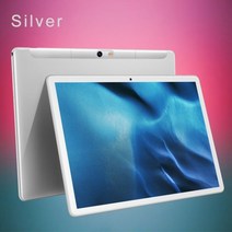 가성비 태블릿 10.1 인치 Pc 옥타 코어 4GB 64GB ROM 안드로이드 9 구글 플레이 3G 전화 통화 와이파이 블루투스 c타입, Add Cover Case, 은_CHINA