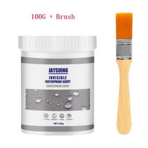 220v 무선 스위치 방수 실란트 에이전트 투명 접착제 화장실 누출 방지 나노 접착제 지붕 수리 깨진 에이전트 실란트 누출 트래핑 수리 도구, 브러쉬 포함 100g