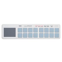 KORG Korg Classic USB MIDI 컨트롤러 Nanopad2 WH White Verocity 호환 16- 패드 음악 제작 DTM Compact Design은 시작할 수있는 소프트웨어 라이센스가 포함되어 있습니다., 상품명참조, 상품명참조