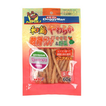 도기맨 소프트 야채 샌드 60g 애견 헬시 간식, 20개