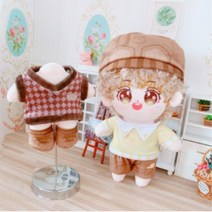 무속성 솜 아이돌인형 옷 장식 악세사리 소품 관절인형 24 가지 유형 20cm 사랑스러운 스웨터 모자 정장 액세서리 우리 세대 한국 kpop 엑소 아이돌 선물 diy 장난감