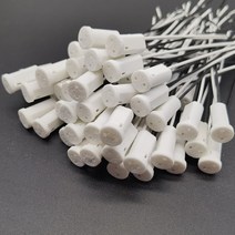 타일본드 소켓 홀더 커넥터 G4 세라믹 헤드 LED 할로겐 라이트 램프 전구 베이스 20cm 5 개, 02 White