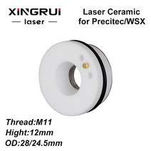 Precitec/WSX 파이버 레이저 커팅 헤드 노즐 홀더 용 XR 28/24.5mm 세라믹