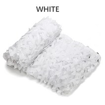 위장 그물 군사 훈련 그라운드 쉐이드 사냥 은폐 울타리 태양 보호소 파티 장식, WHITE+15m x 3m