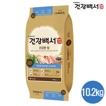 뉴트리나 건강백서 6kg 10.2kg 기능별 견종별 말티즈 푸들 건강한피부 건강한관절 체중 대용량 국산사료 건강백서 전문 공식판매점, 건강한 장 10.2kg