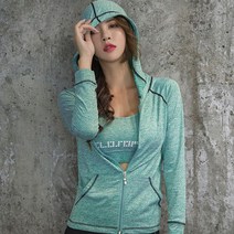 여성 스포츠 데일리 요가 헬스 기능 후드집업 Dec091Ea