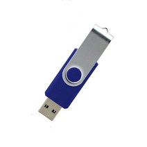usb기기 usb Exuanck 사용자 정의 로고 금속 회전 USB 2.0 4 기가 바이트 8 16 32 메모리 플래시 드라이브, 05 blue_07 2GB