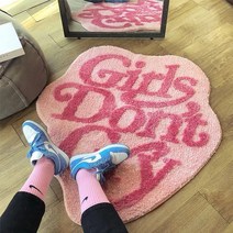 레터링 포인트러그 (3color) 침대 옆 카페트 인테리어 포인트 발매트