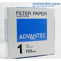 정성여과지 No1 (ADVANTEC) 150mm (TY1-150) 필터 페이퍼 FILTER PAPER qualitive TOYO 어드밴텍