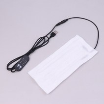 발열필름 열선패드 usb USB 발열 와이어 매트 5V 전기 발열체 필름 히터 패드 난방 조끼 코트, 한개옵션0