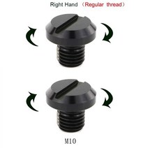 혼다 pcx 스쿠터 용품미러 홀 플러그 나사 볼트 커버 캡 스즈키 혼다 야마하용 가와사키 125 250 350 450, 02 M10(RR)