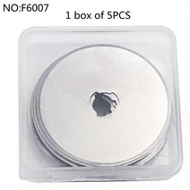 저스트업 가죽공예 공구 45mm 로터리 커터 소프트 그립 컴포트 루프 핸들 롤러 셀프 힐링 커팅 매트 세트 패치 작업 바느질 DIY 액세서리, [05] F6007 5pieces