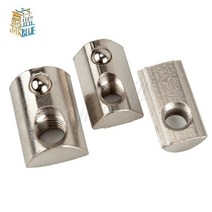 20PS/10PS M3 M4 M5 M6 M T 스프링 너트 2020 3030 4040 4545 알루미늄 프로파일 용 반원형 탄성 블록, 14 40s M4 10Ps