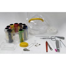 레트로 소품세트 꽃무늬 바늘실 손톱깍기 인형수선 diy공예